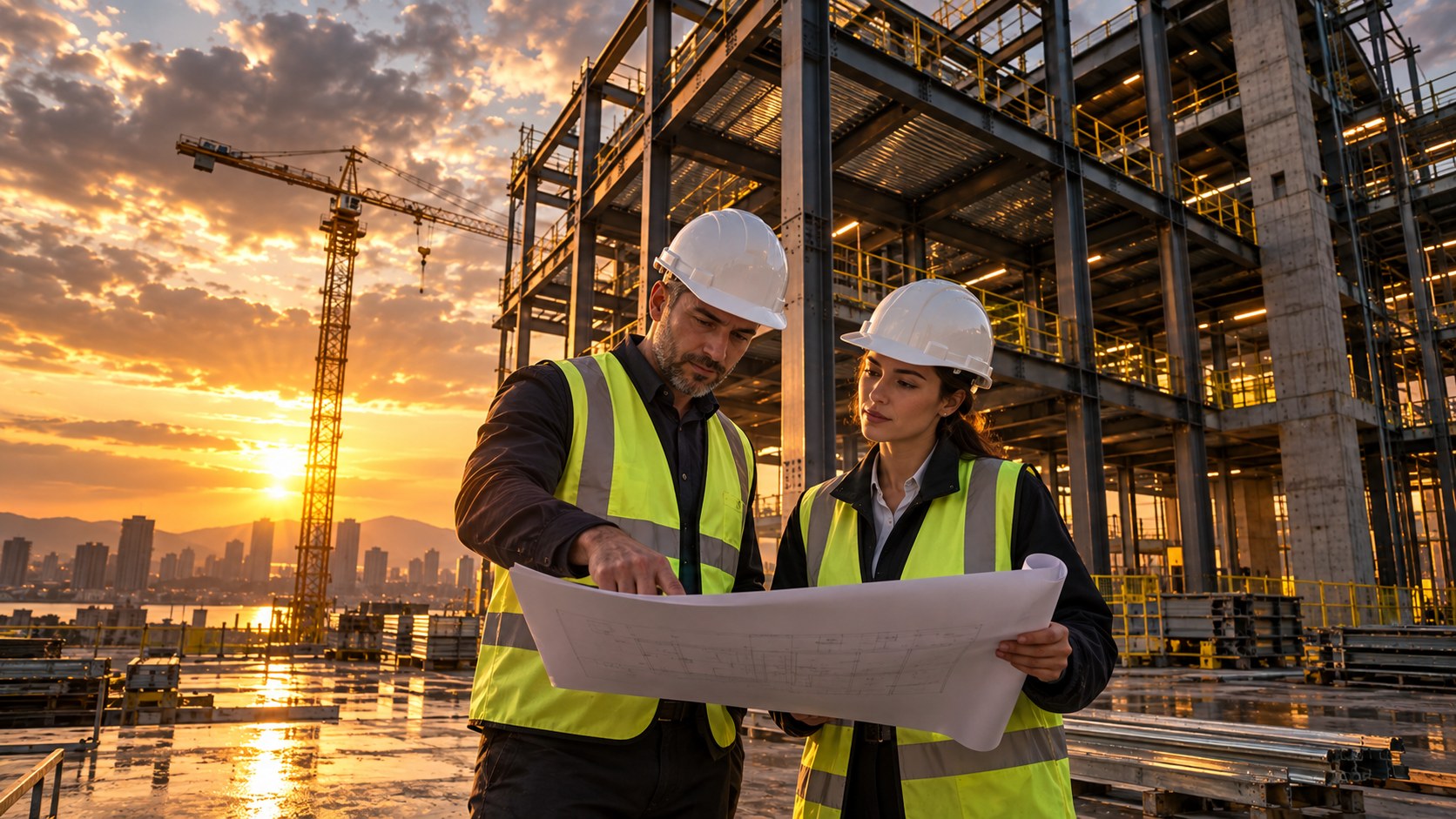 Industrial construction project